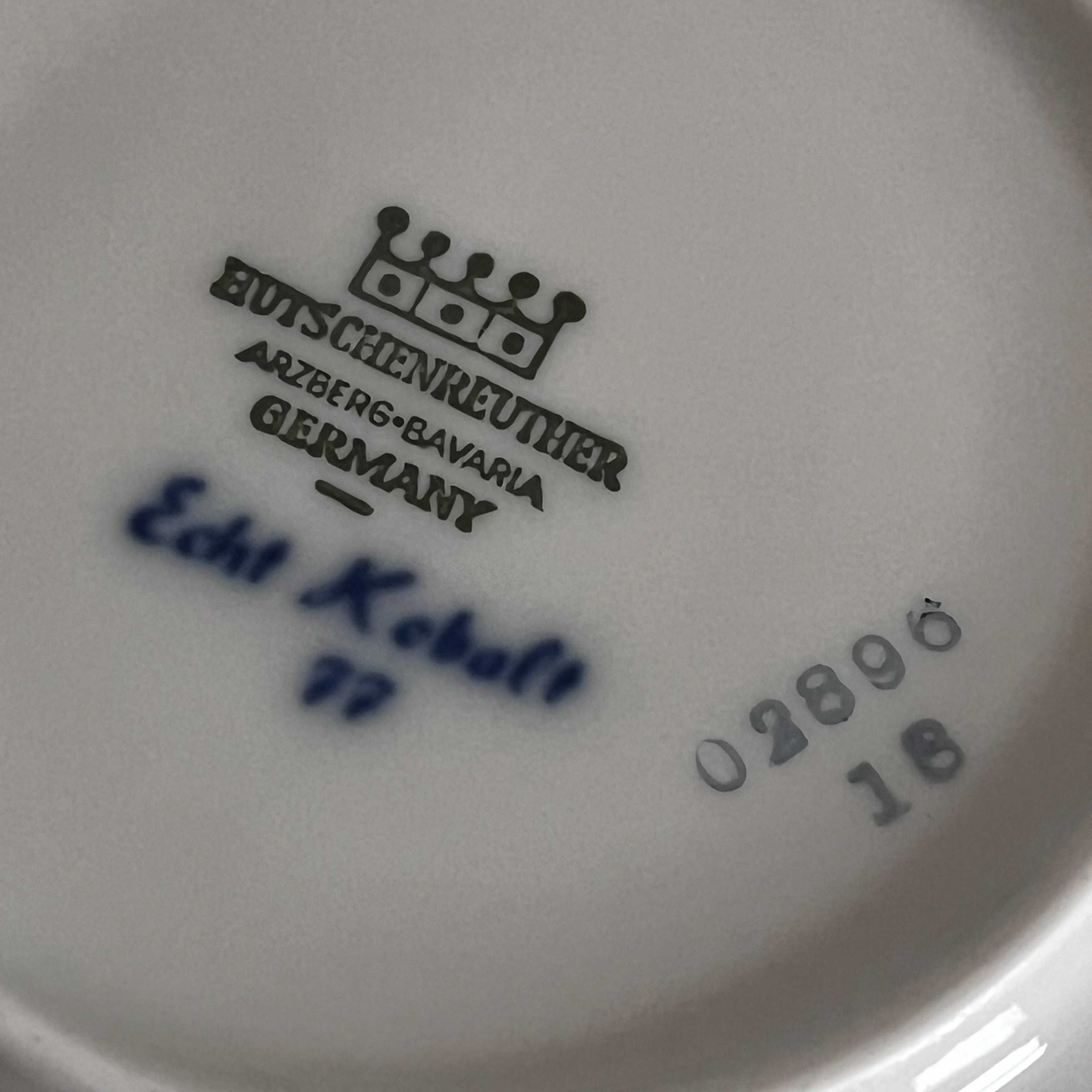 Porcelana Hutschenreuther Echt kobalt