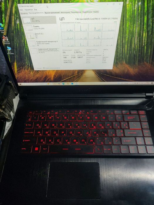 Ноутбук MSI rtx 3050