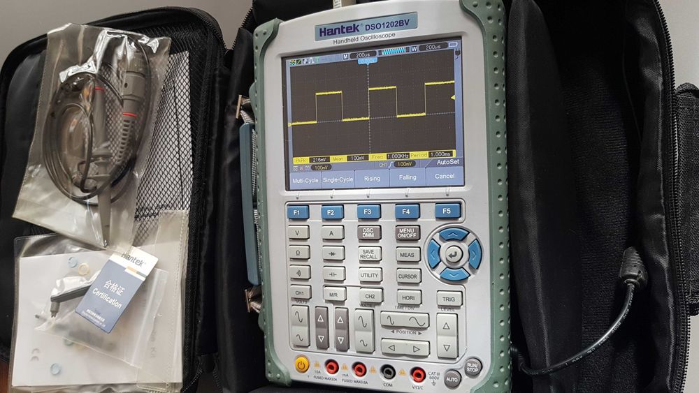 Hantek DSO1202BV przenośny oscyloskop skopometr dwukanałowy 2x200MHz