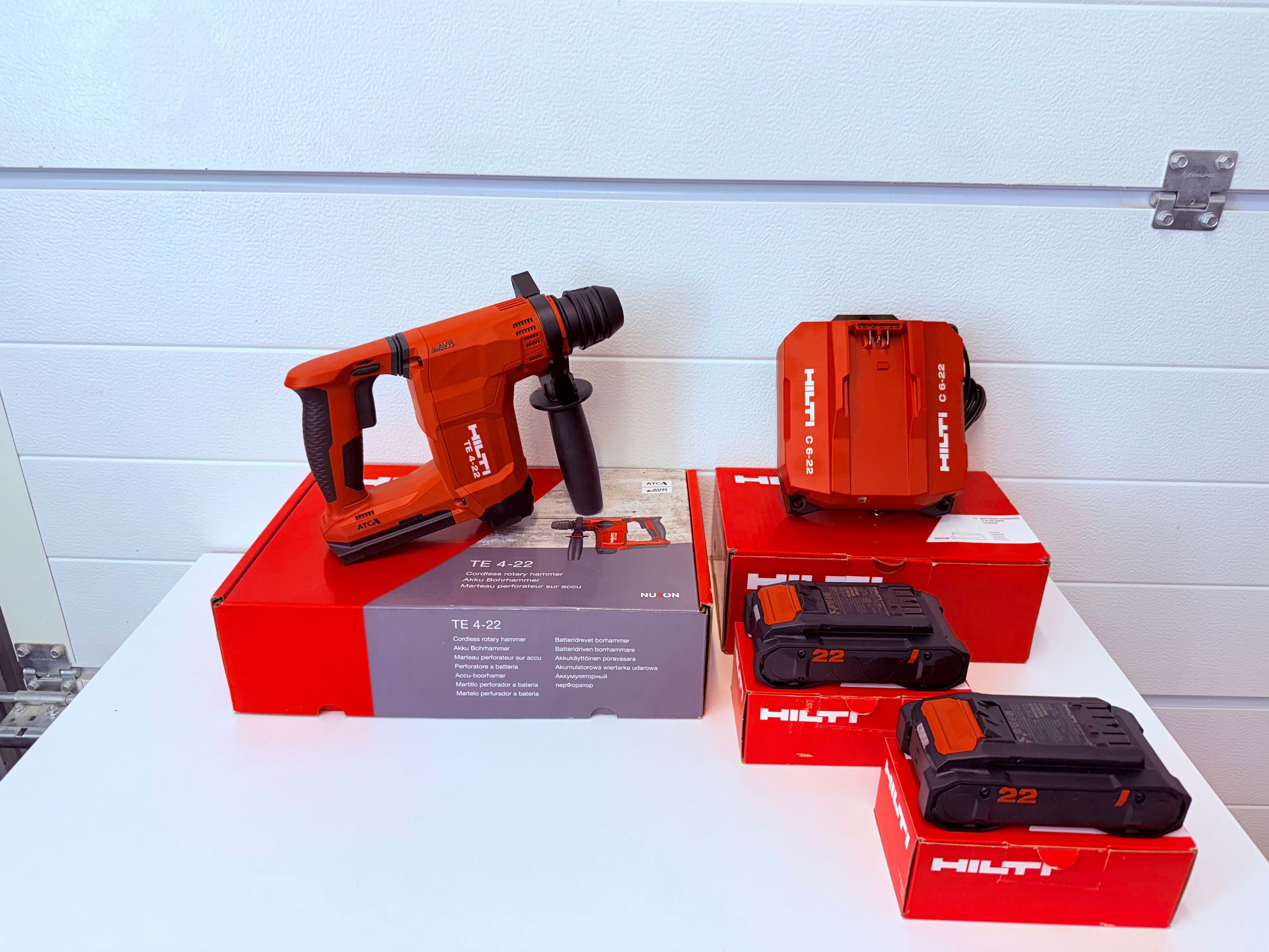 HILTI NURON młotowiertarka HILTI TE4-22DUŻY ZESTAW 2AKU wysyłka gratis
