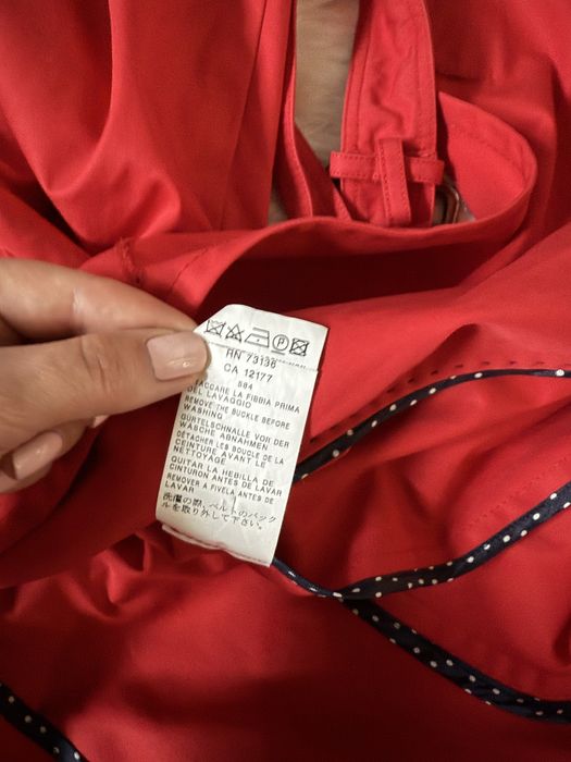 Max mara trencz czerwony L 40 prochowiec