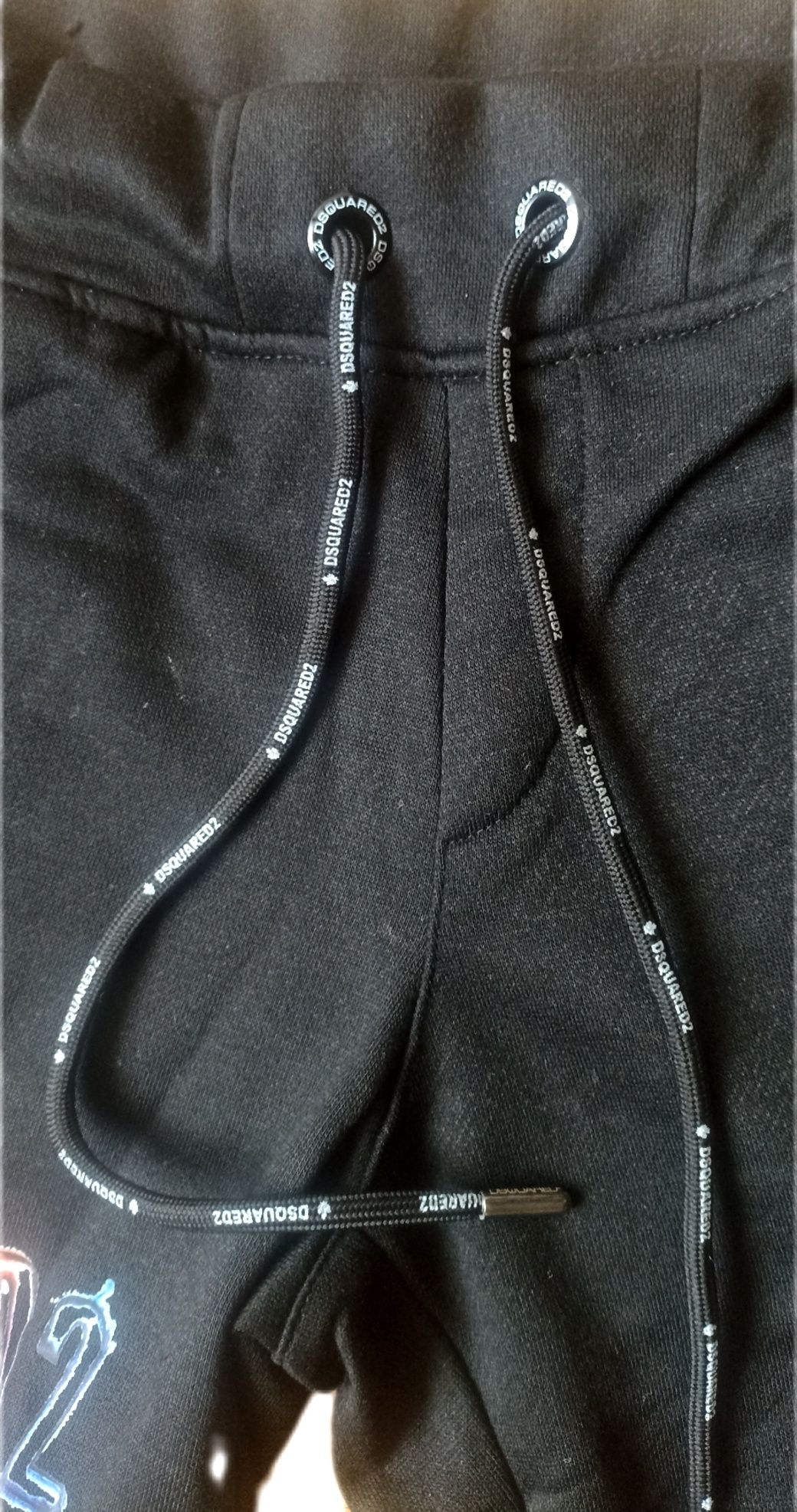 DSQUARED2 Spodenki Czarne Bawełniane r.S,M,L,XL,XXL
