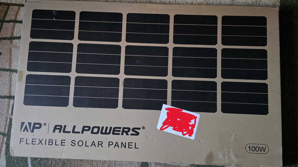 Elastyczny Panel Solarny 100W Allpowers SF100