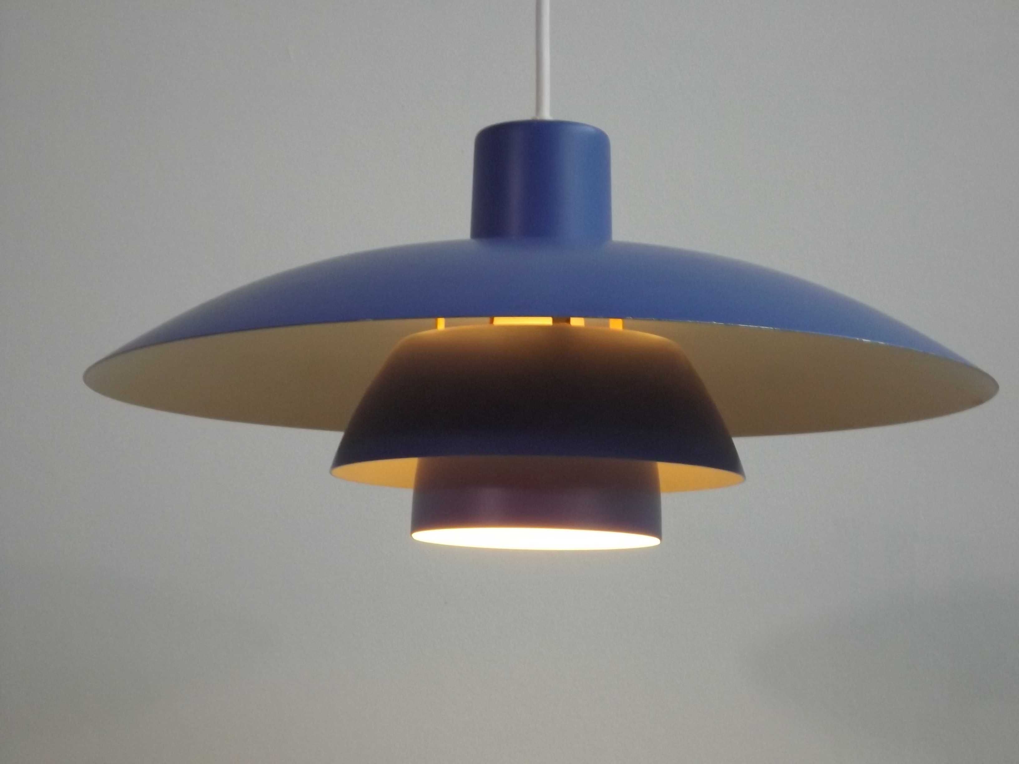 Candeeiro PH 4/3 Azul de Poul Henningsen para a Louis Poulsen