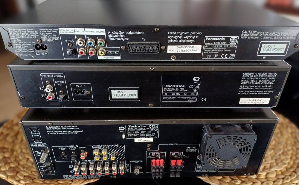 Zestaw audio Technics/Panasonic używane