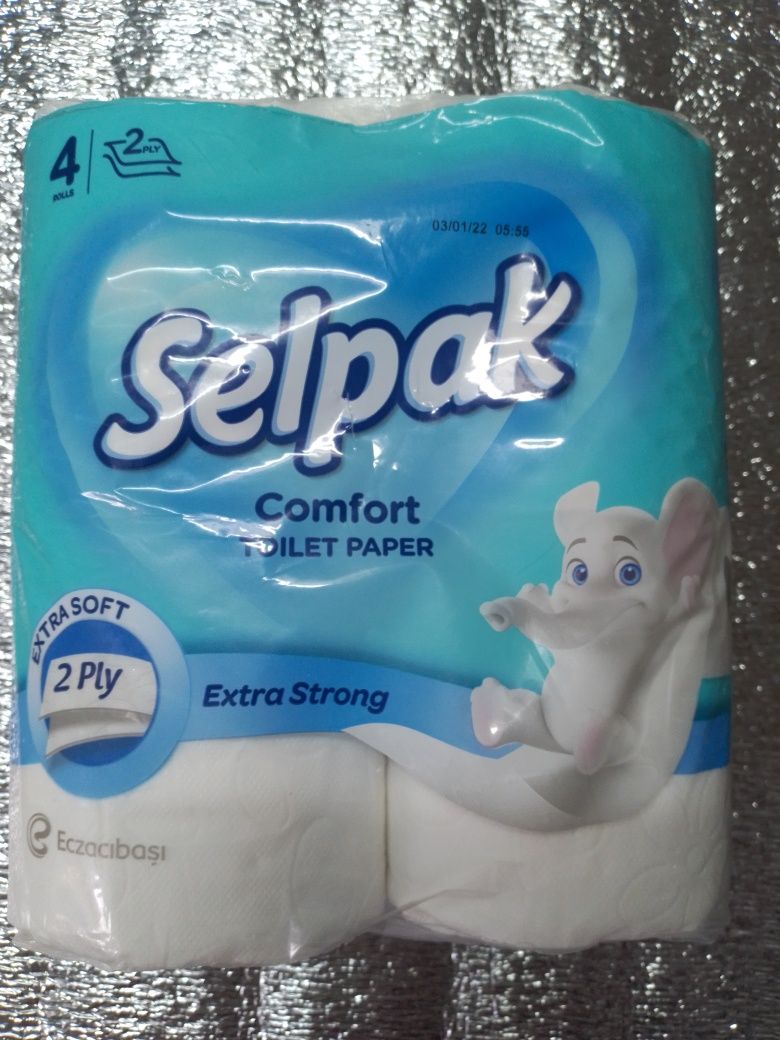 Детская туалетная бумага Selpak comfort