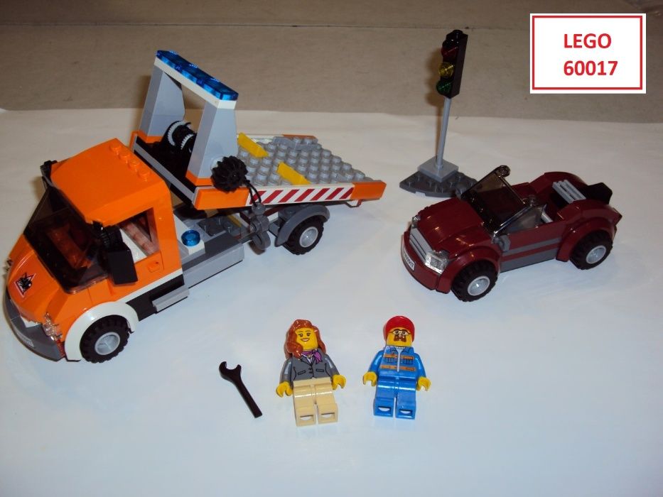 LEGO City (5 Sets): 60104; 60017; 8402; 3181; 7732