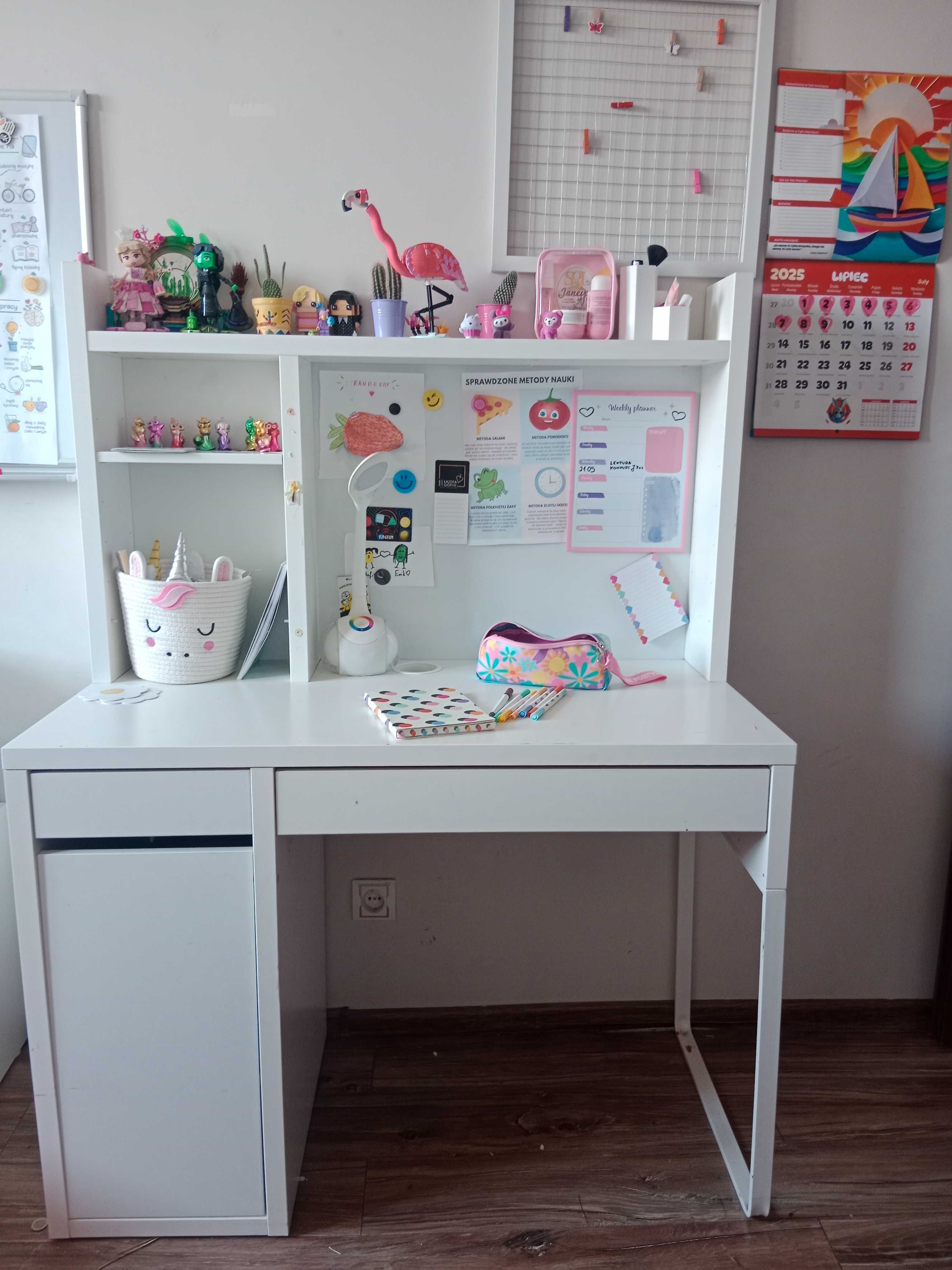 biurko plus krzesło Ikea