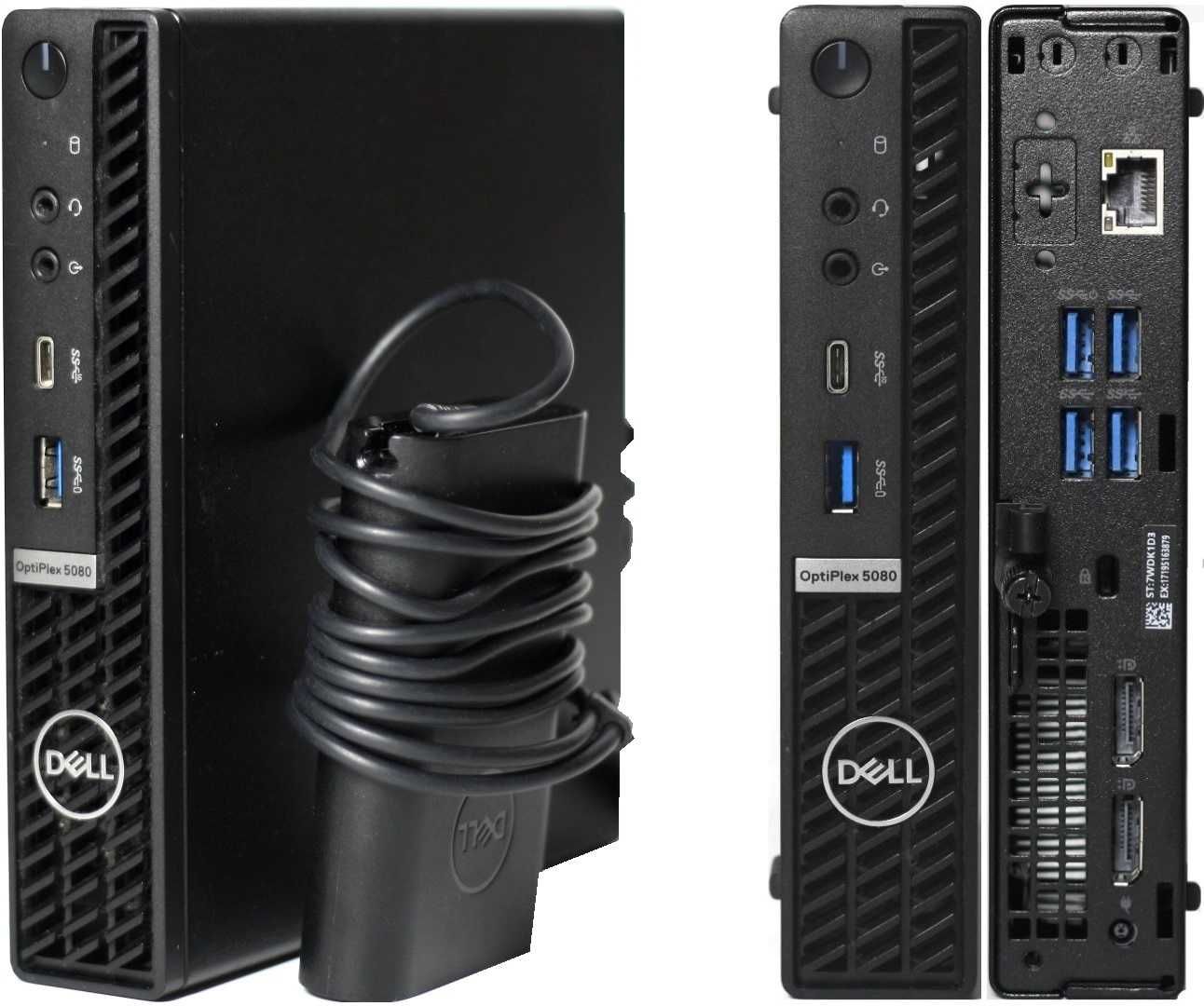 Микро Dell OptiPlex 5080 Micro (i5-10500T 6x2,3-3,8/8GB DDR4/m.2/WIN)