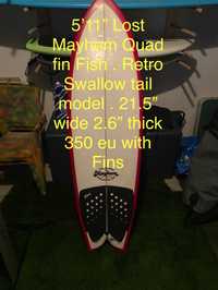 SO DINHEIRO  6 surfboards different types , One mountain bike for sale