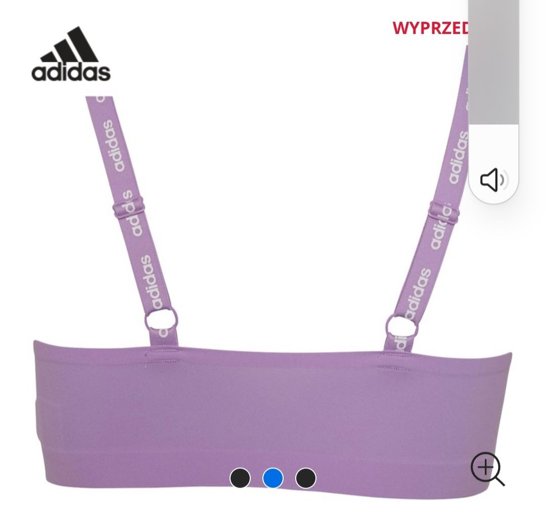 Stanik sportowy Adidas mocro cut free logo Scop