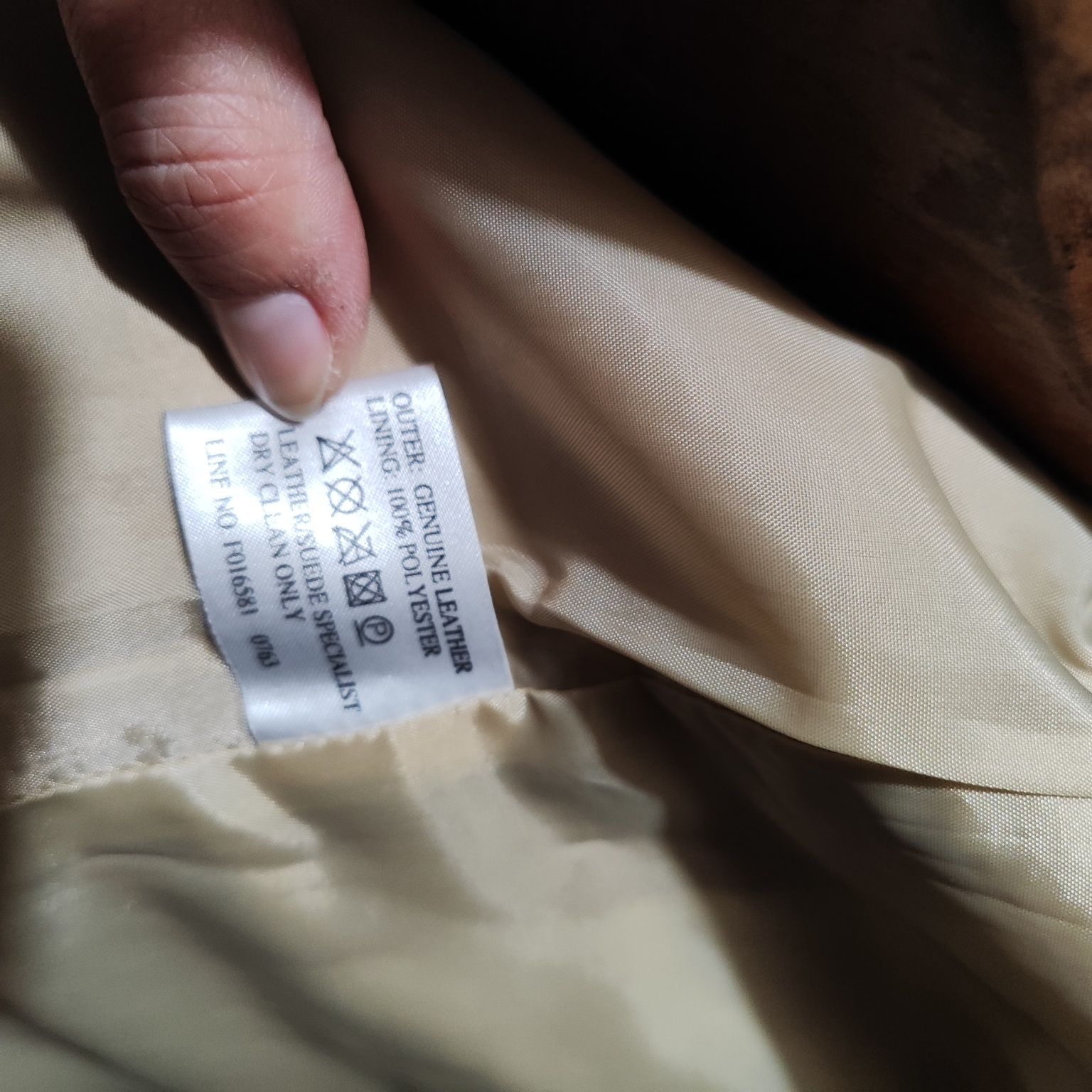 Casaco Blazer Pele Vintage Joie de Vivre - Beje