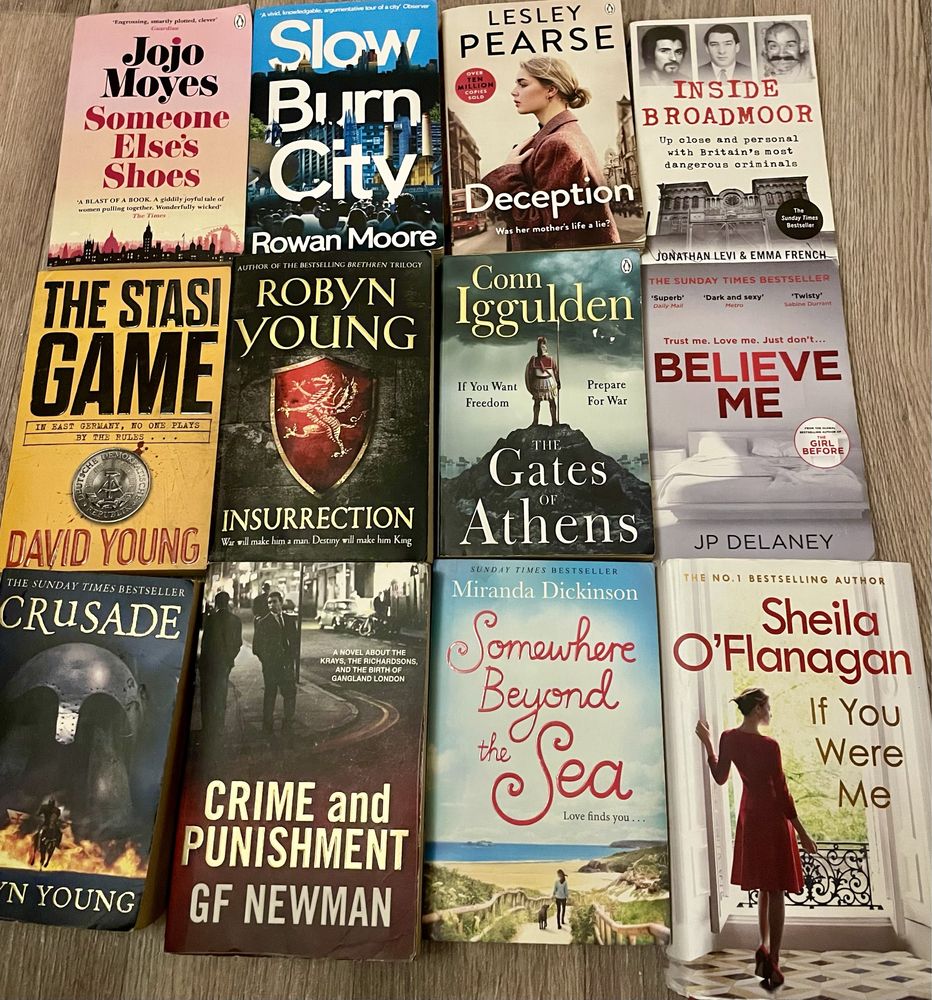 Книги на английском /Robyn Young/Jojo Moyes/Lesley Pearse/детективы