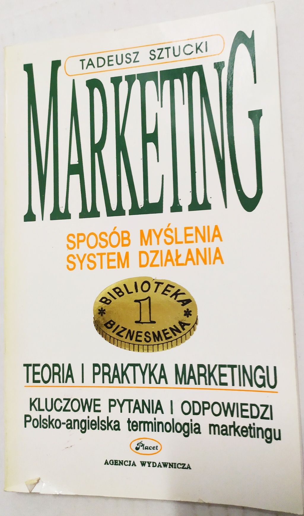 sztucki Tadeusz marketing sposób myślenia i działania H244