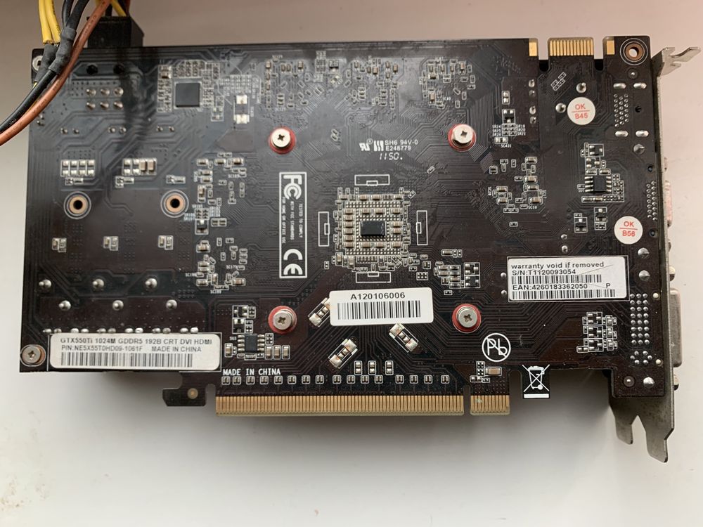 Відеокарта Gainward GeForce GTX550Ti