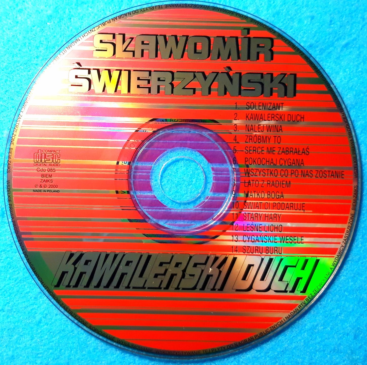 Sławomir Świerzyński (Bayer Full) – Kawalerski Duch (CD, 2000)