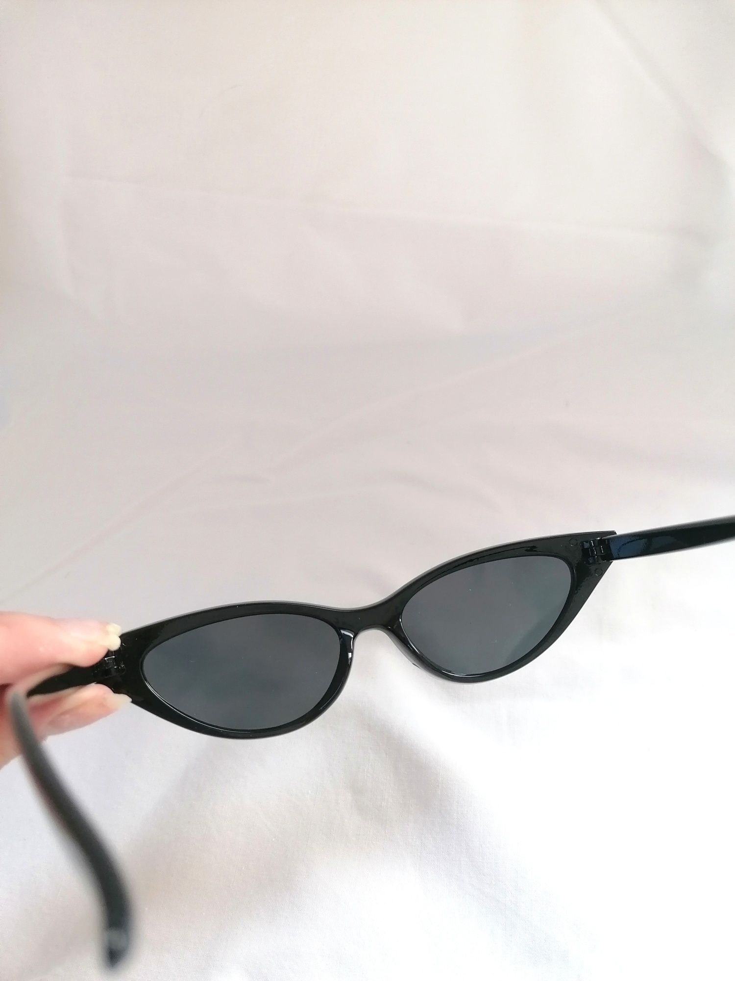 Óculos de Sol Pretos Cat Eye