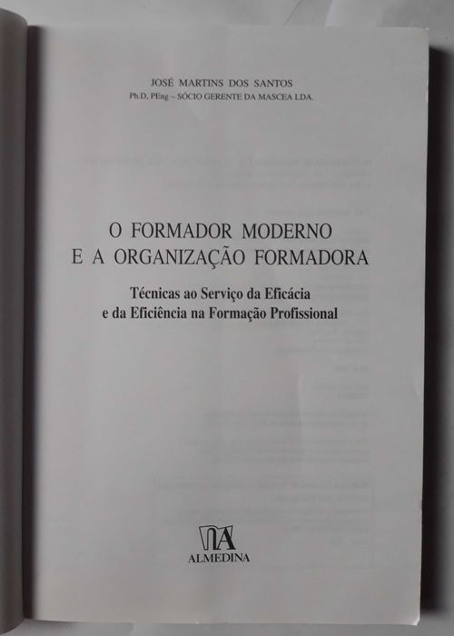 Livro - Ref CxC - O Formador Moderno e a Organização Formadora