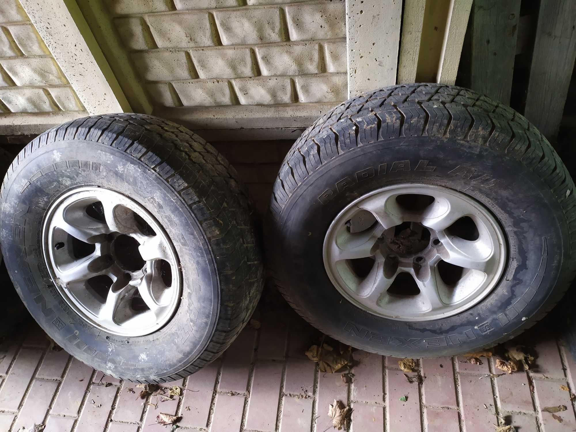 Koła terenowe Pajero 6x139,7, opony AT 265/70 R15