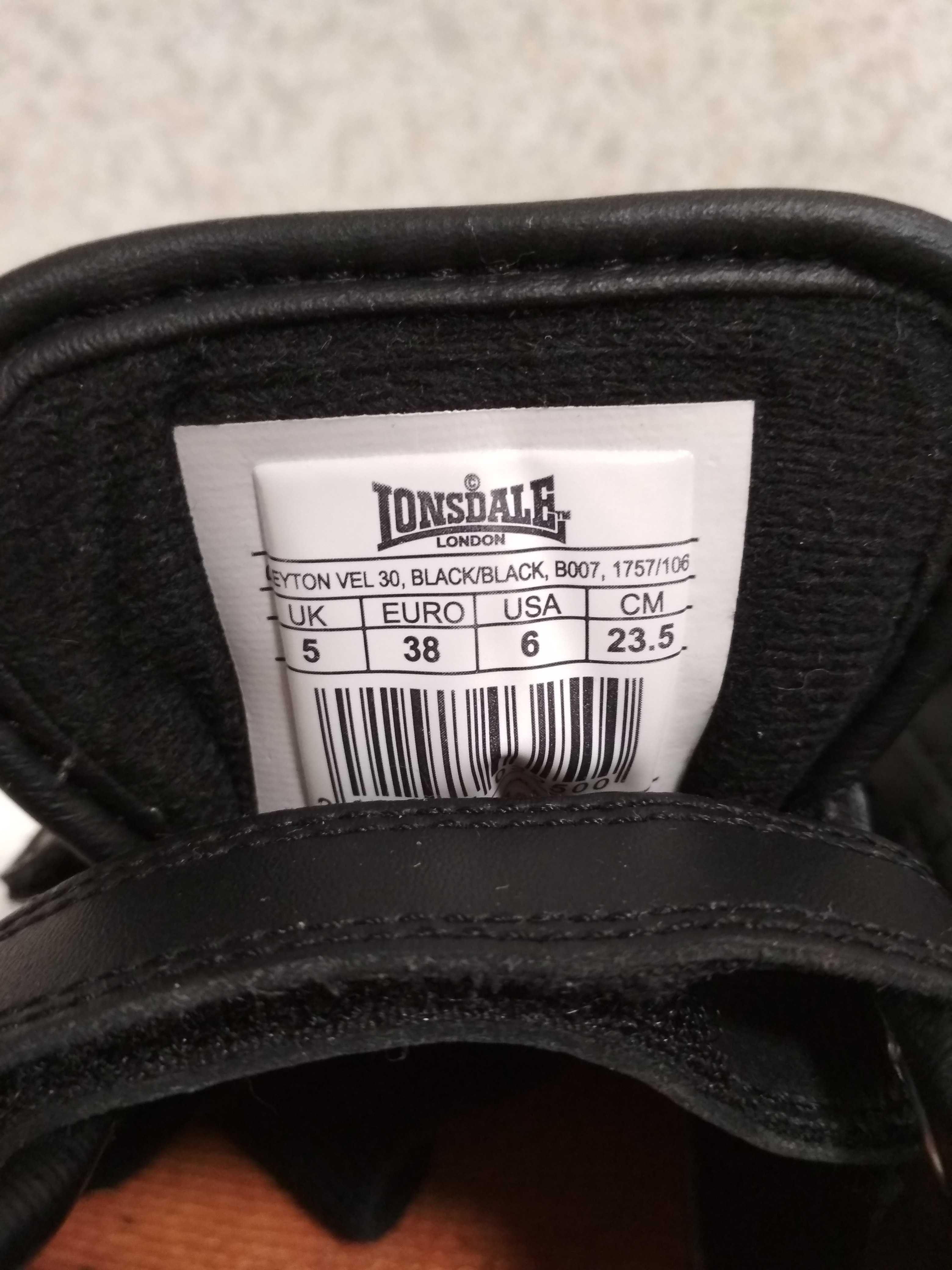 Buty firmy LONSDALE skórzane rozmiar 38 wkładka 24cm