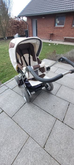 Wozek Emaljunga spacerówka + gondola + fotelik