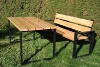Stół ławka ława ogrodowa drewniana loft