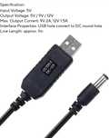 Кабель для роутера USB DC 5v - 12v