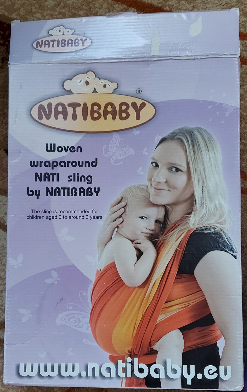 Слінг Natibaby від 0 до 3-х років (100% бавовна)