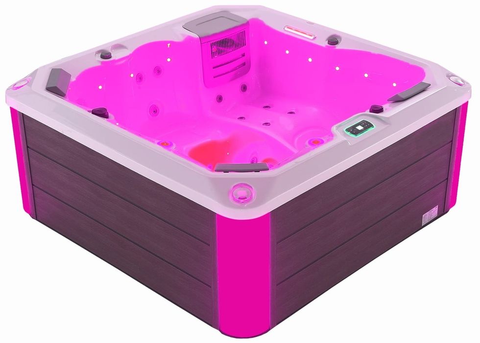 Jacuzzi wanna MARMUR spa 6 osobowa LED hydromasaż schodki obudowa