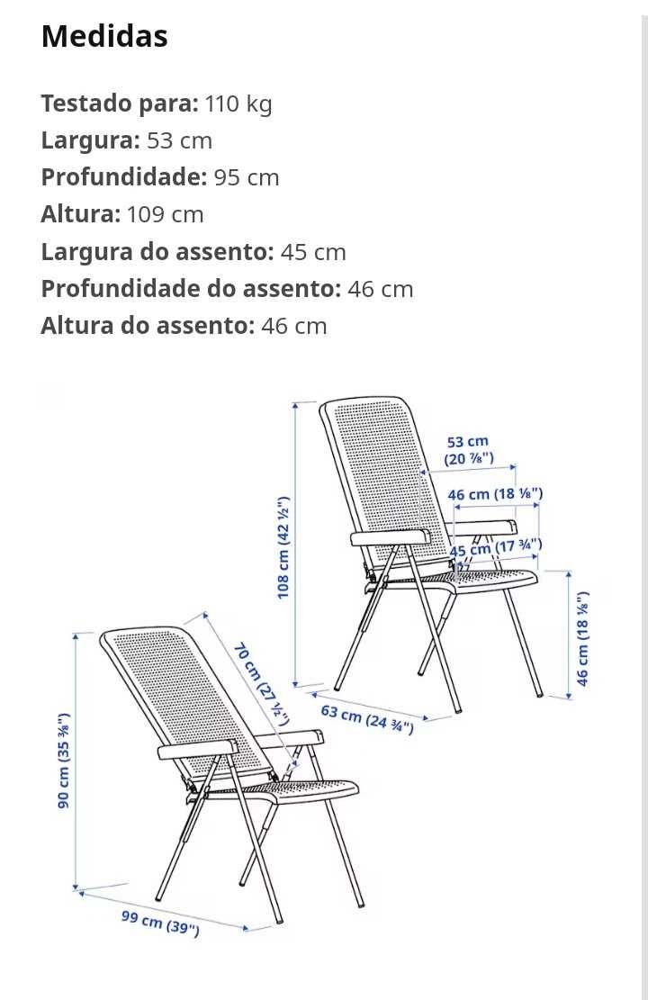 Cadeira IKEA modelo TORPARO