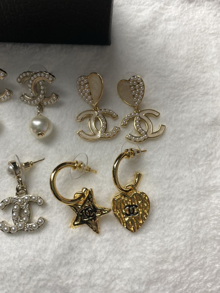 Серьги chanel, шанель