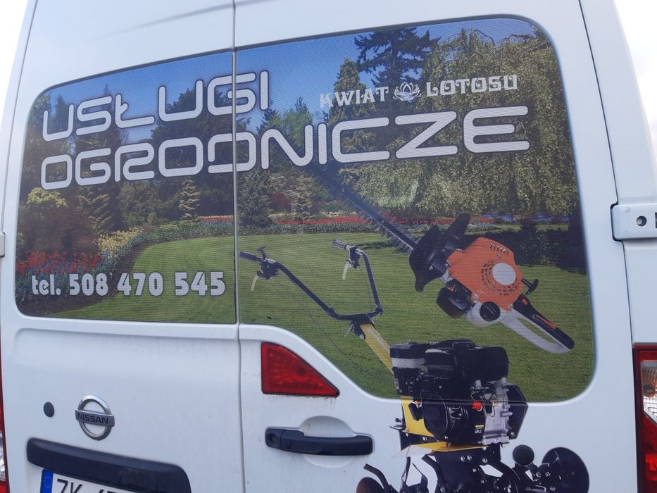 zakladanie trawnikow koszenie trawy pielęgnacja  opryski ciecie drzew