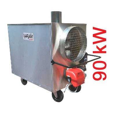 Piec grzewczy nagrzewnica olejowa XARAM Energy P-90 kW STRONG kanałowa