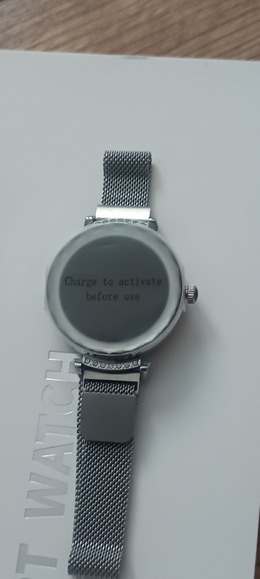 Smartwatch damski Fitonme silver iOS android