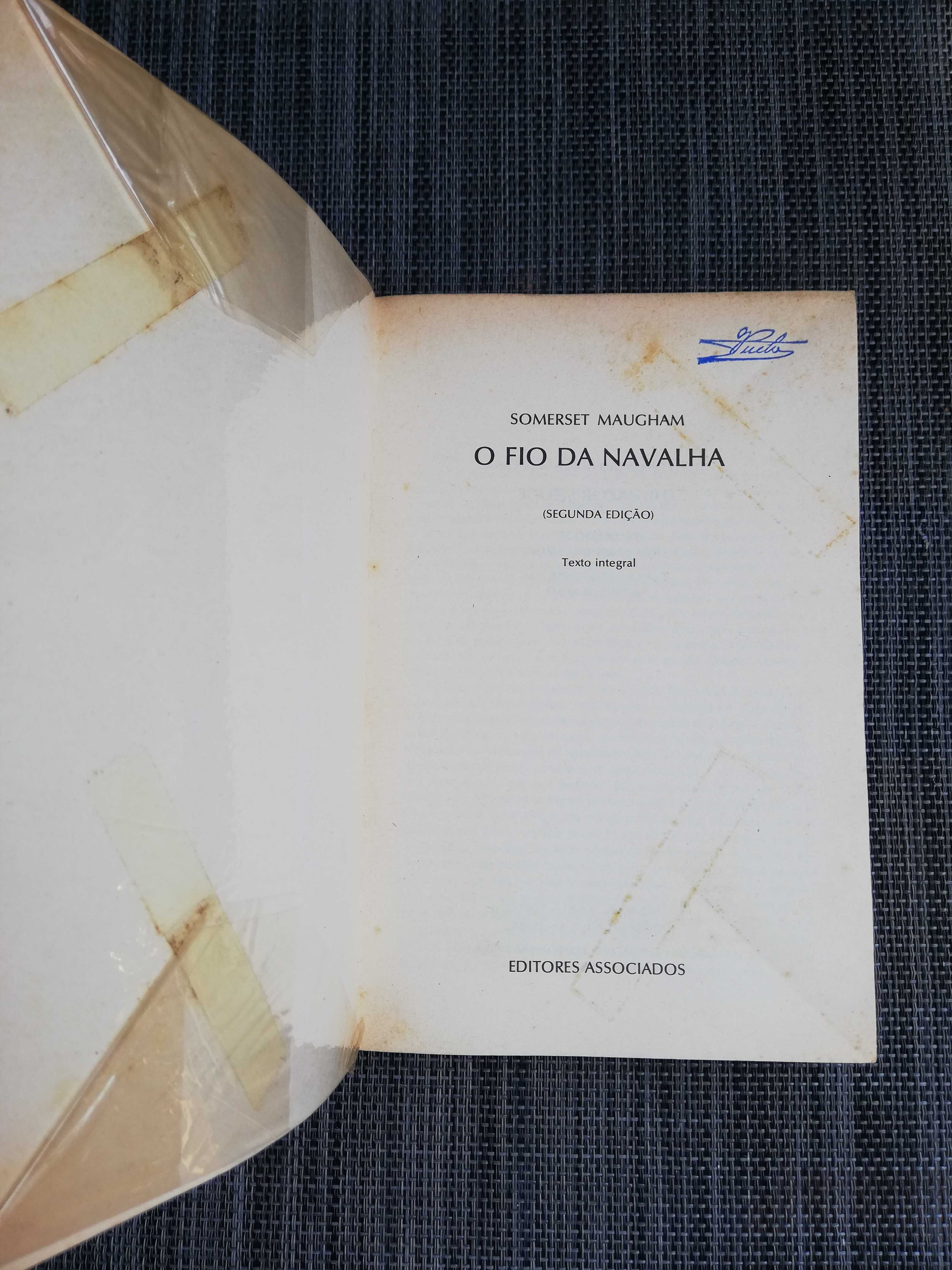 O Fio da Navalha - Somerset Maugham (portes incluídos)