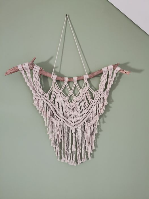 Makrama ścienna Dekoracja ścienna Rękodzieło Hande Made