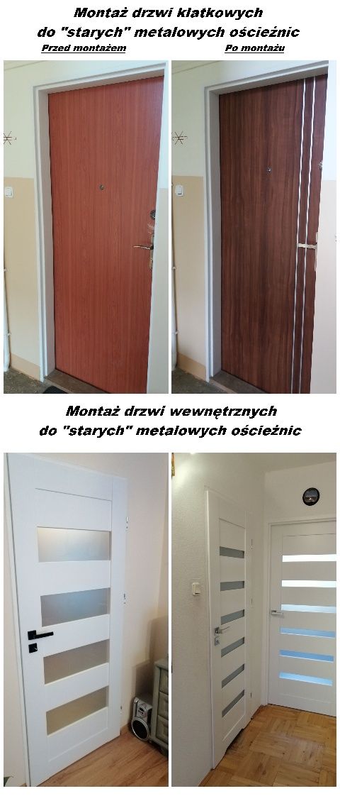 Montaż drzwi - (montaż drzwi na stare ościeżnice) Drzwi na wymiar