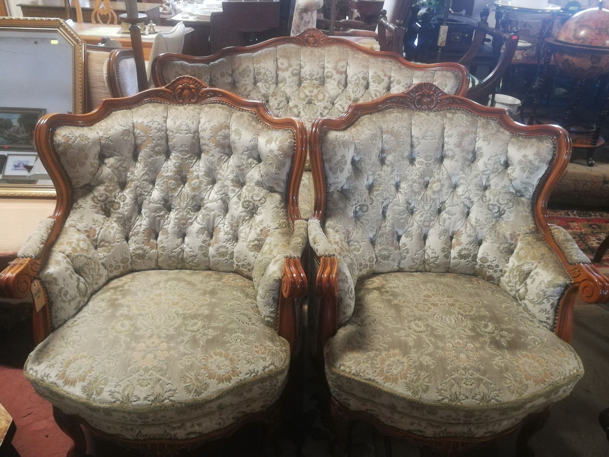 Ludwikowski komplet wypoczynkowy  - kanapa + 2 fotele
