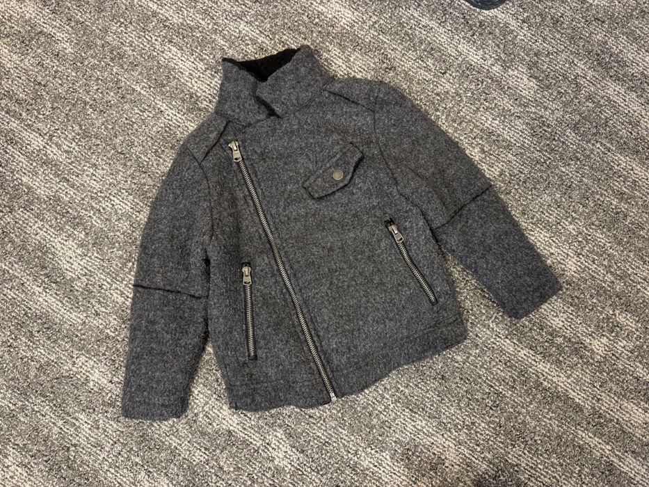Куртка пальто Zara з вовною косуха на хлопчика