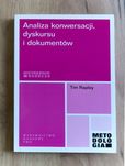 Analiza konwersacji, dyskursu i dokumentów Tim Rapley
