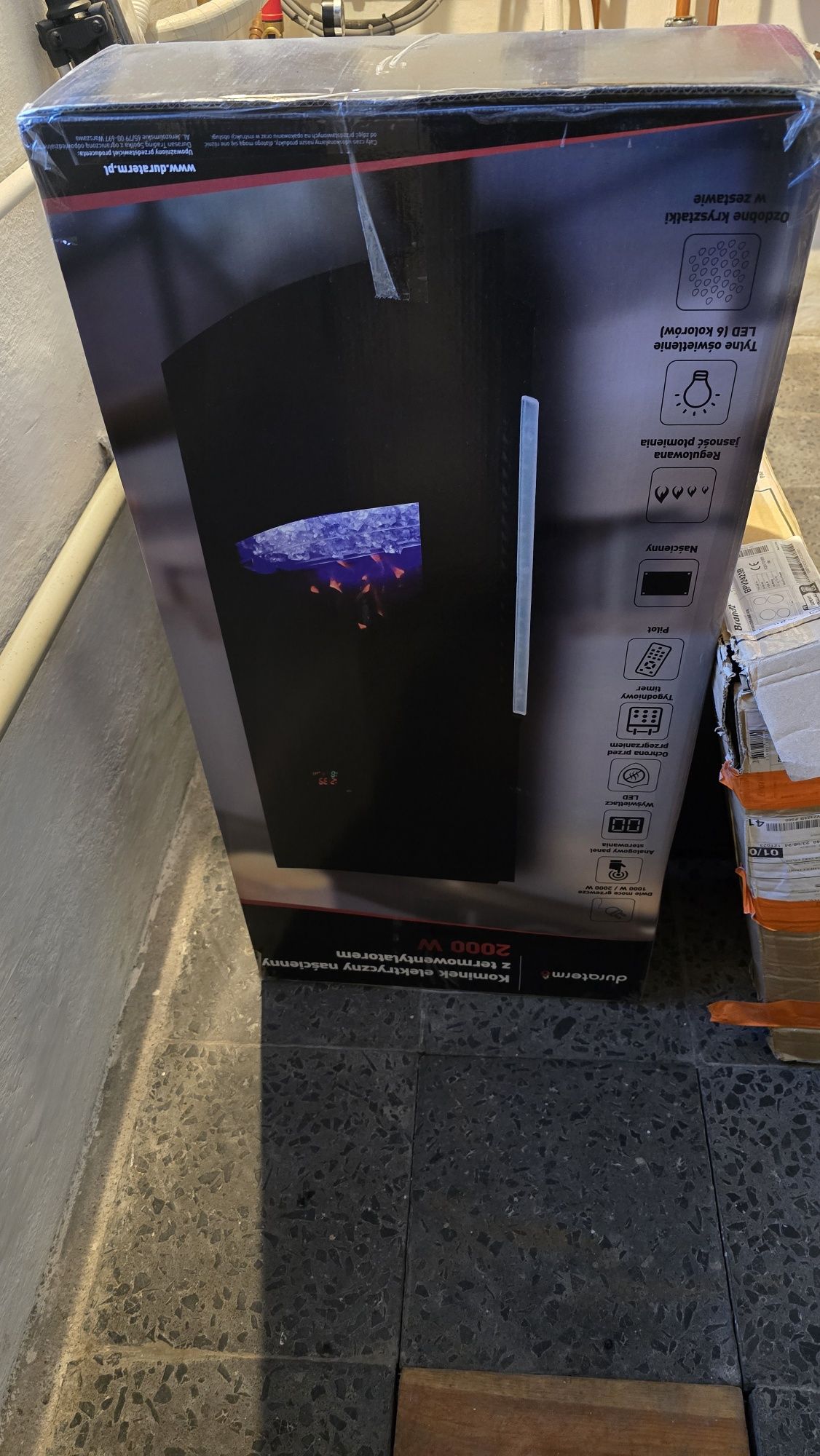 Kominek elektryczny LED
