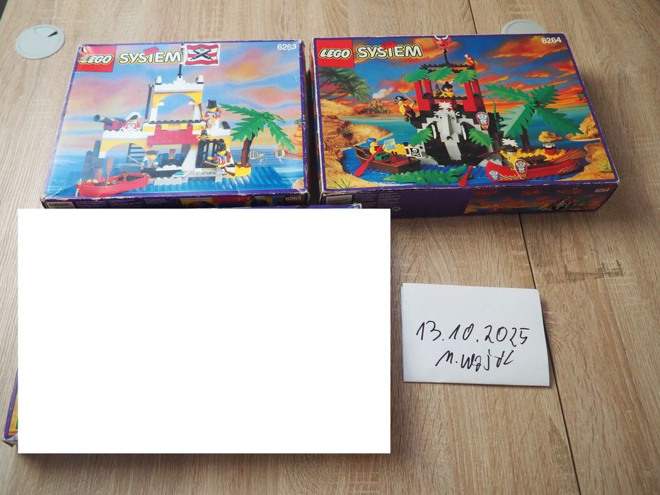 Lego pirates pudełka 6263 i 6264