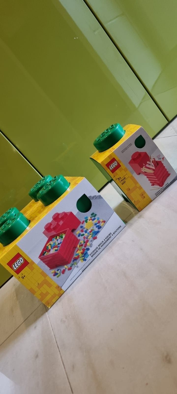 Pojemnik LEGO 25x25 + gratis. Zestaw pojemników nowych. Prezent