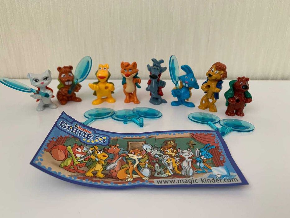 Серия игрушек с киндер сюрприз