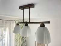 Lampa sufitowa, wisząca 3-punktowa, klasyczny (3x60W)