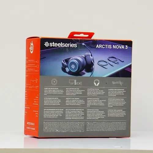 Стан Ідеальний! Навушники SteelSeries Arctis Nova 3, Black.