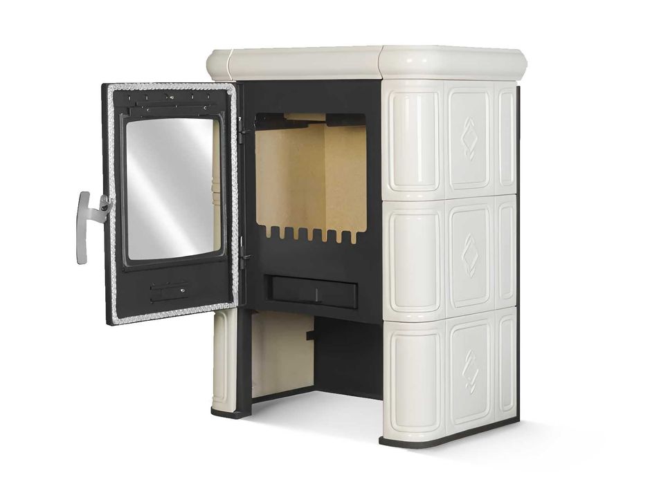 stylowy  Nowy PIEC / koza  KAFLOWY   k13 KREM