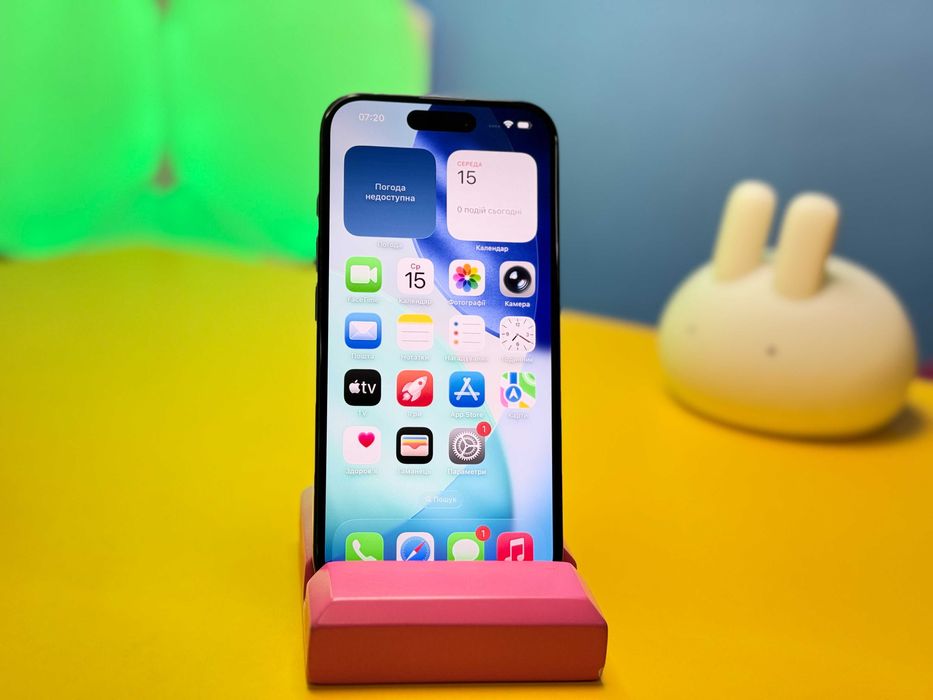Смартфон Apple iPhone 16 128GB Black (149081) Б/У З ГАРАНТІЄЮ