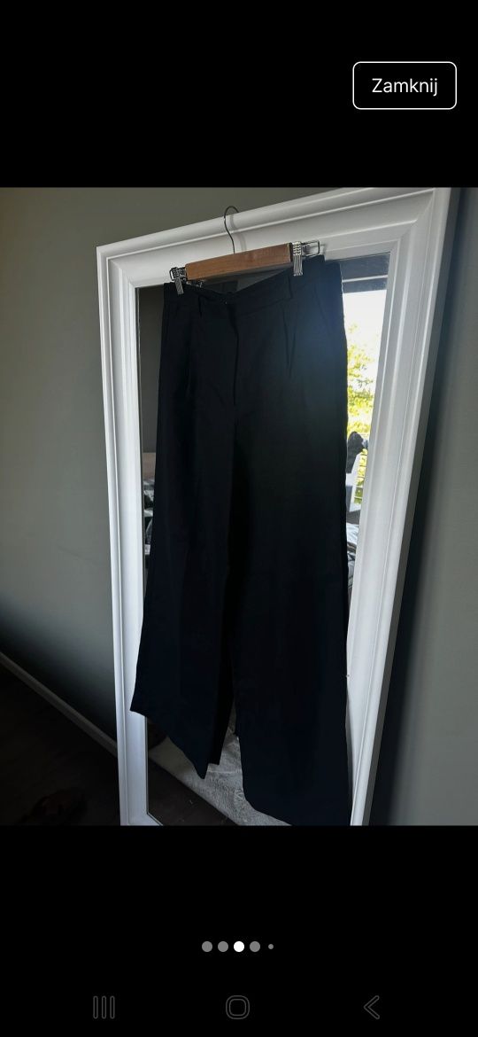 Lniane spodnie massimo dutti M