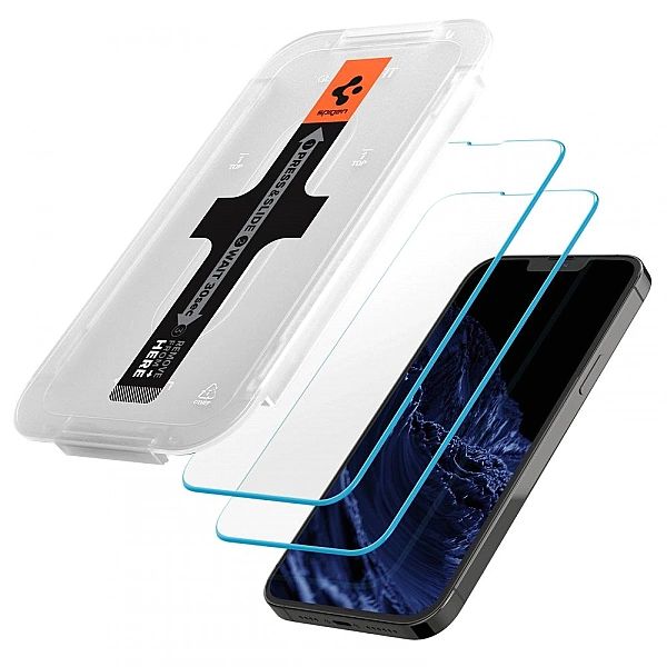 Szkło Hartowane Spigen Glas.tr "Ez Fit" 2-Pack Iphone 13 / 13 Pro